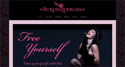 Desktop Screenshot of burlesquercise.ca